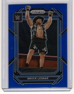2023 Panini Prizm WWE Blue Prizm #151 Brock Lesnar 122/199
