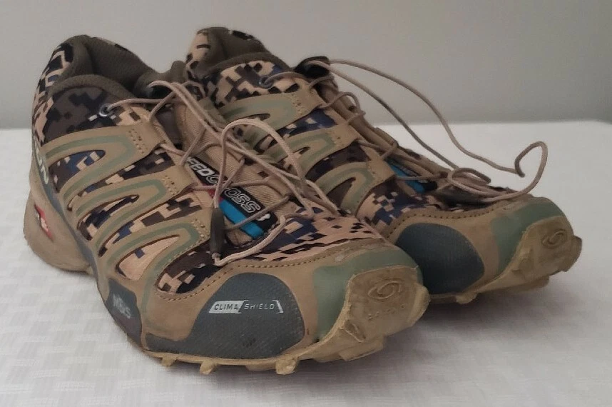 Salomon camo cheap shoes