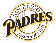 San Diego Padres Vinyl Decal Sticker Car Truck Bumper Tumbler Mug