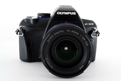 Olympus E-420 10.0MP SLR Digital Camera w/Zuiko 14-42mm Lens Kit