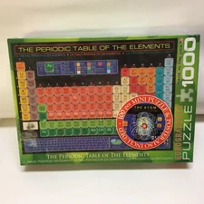 Eurographics Periodic Table of Elements Jigsaw Puzzle NEW 1000 Pieces  POSTER