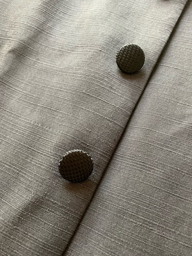 $3.5K YOHJI YAMAMOTO pour HOMME (2) Black Silk Shantung Blazer Lounge Coat Suit - 第 4/12 張圖片