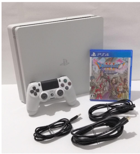 Sony PlayStation 4 PS4 CUH-2100A 500GB White Game Console Disc Fedex