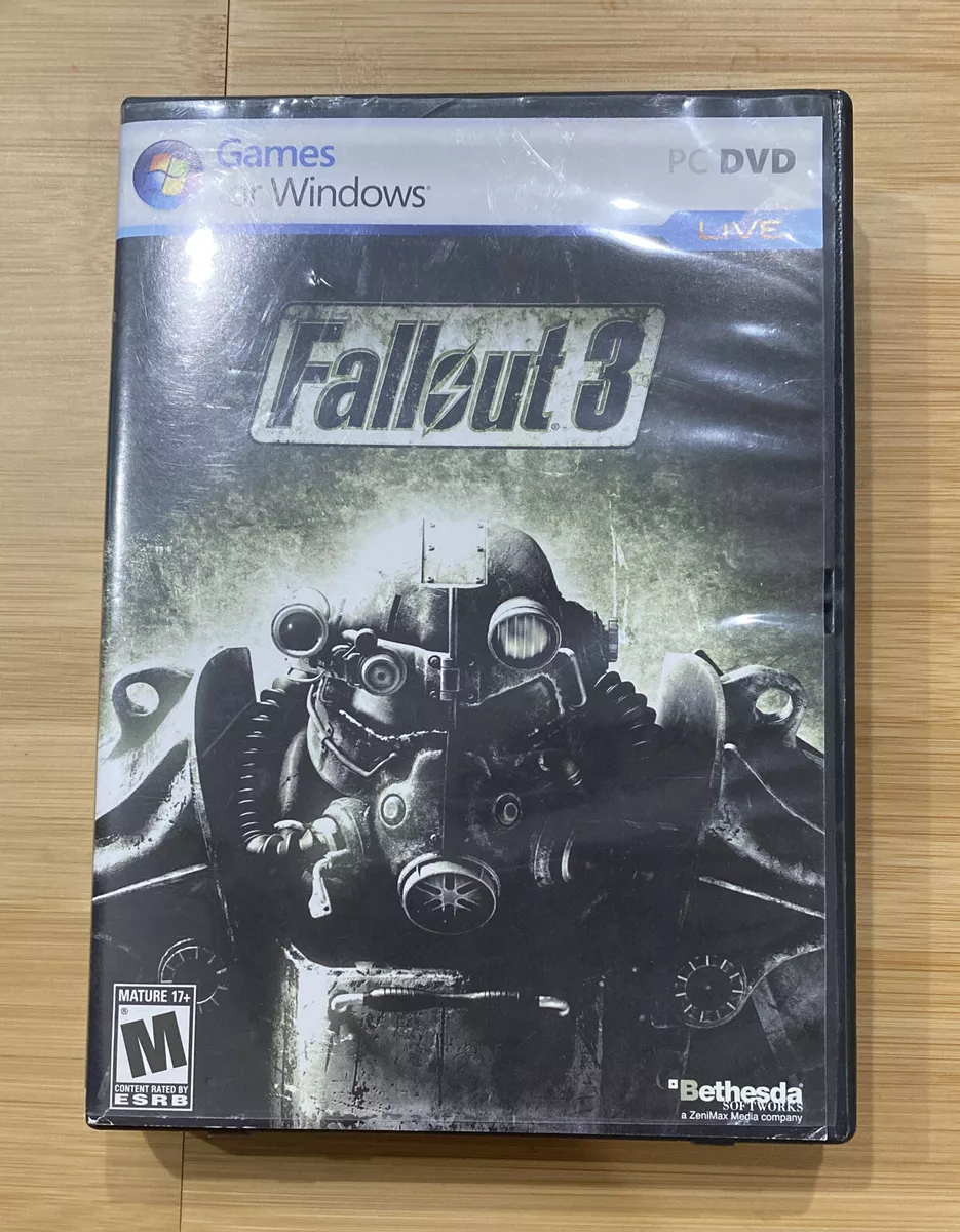 Fallout 3 PC Video Game PC DVD Games For Windows Excellent Disc