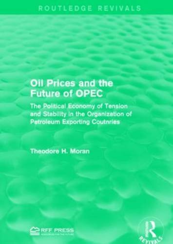Oil Prices and the Future of OPEC: The Politica, Moran Hardcover.. - Foto 1 di 1