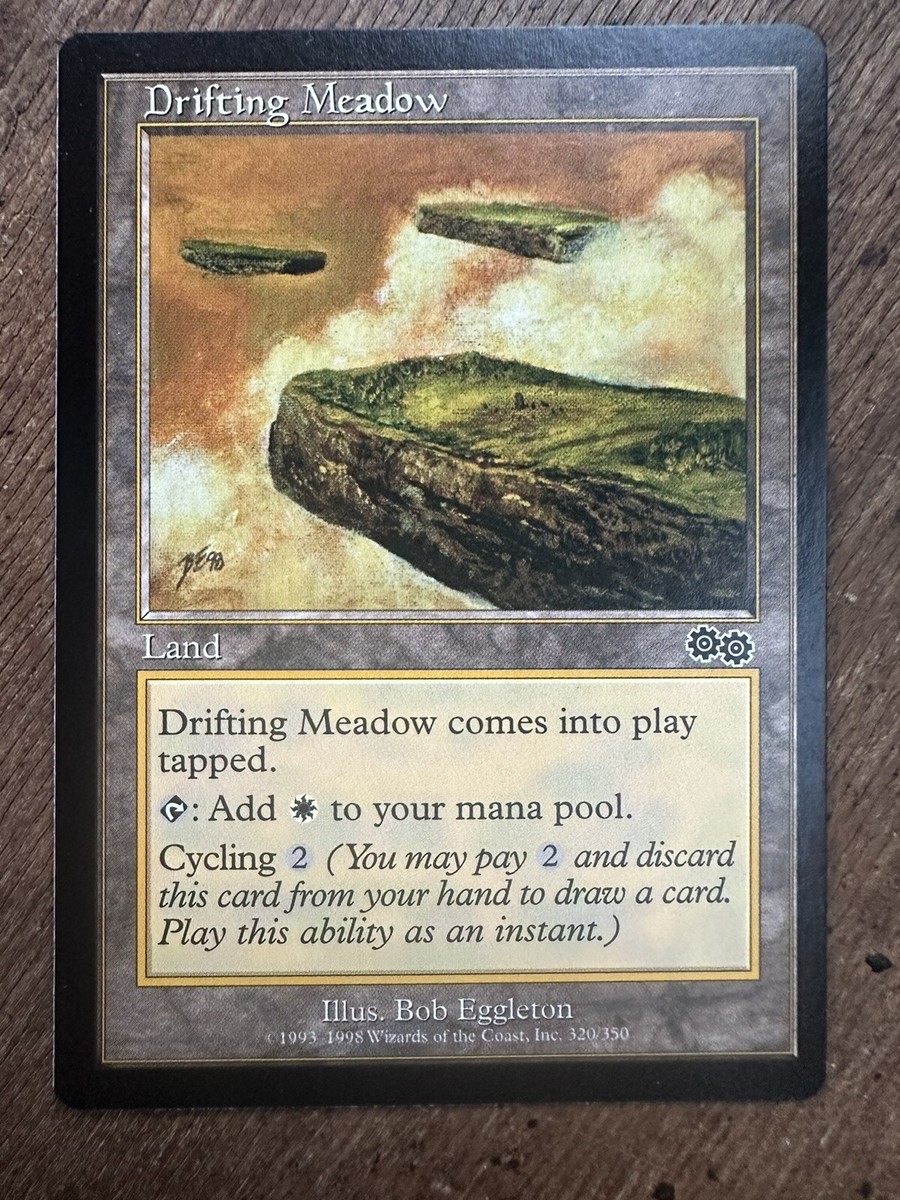 MTG Drifting Meadow URZA'S SAGA LAND Magic the Gathering | eBay