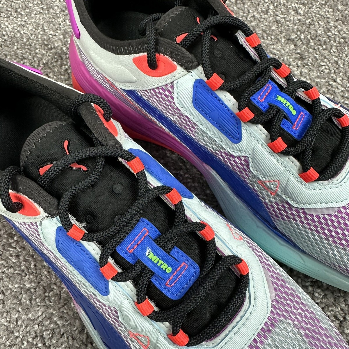 Puma Extent Nitro Ultraviolet Blue-Fiery Coral Running Shoes 387500 01 Sz 10.5 Puma Extent Nitro Ultraviolet Blue-Fiery Coral Men main image 3
