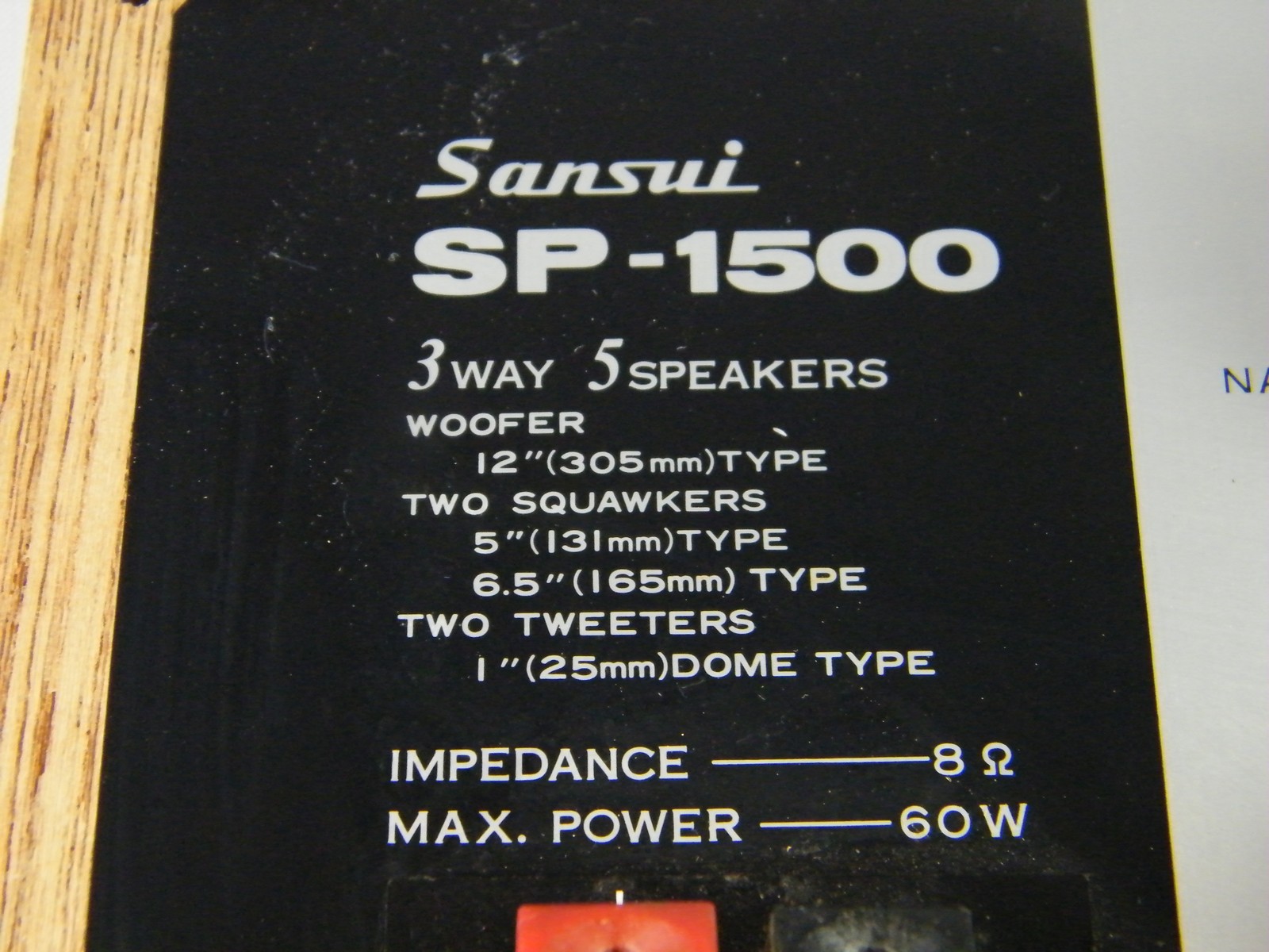 sansui sp 1500 speakers ebay