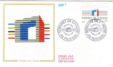 2600++FDC ENVELOPPE 1er JOUR   CEF     1989  SOMMET  DE L' ARCHE