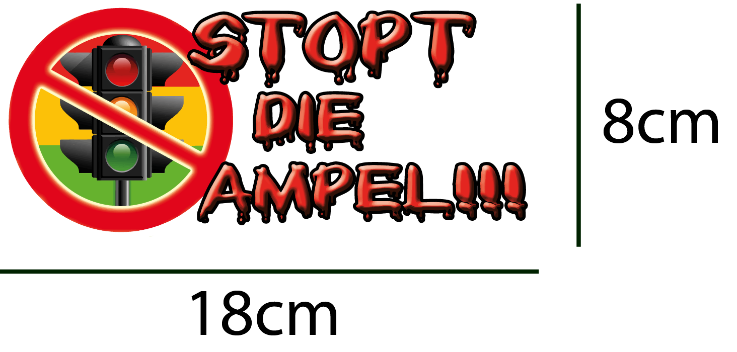Die Ampel Muss Weg Aufkleber Autoaufkleber Stoppt die Ampel muss weg Bauer Co2 Sticker Klima GEG