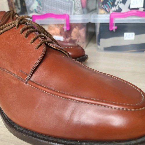 VASS SCARPE UOMO BUDAPEST grembiule cucito Derby Leather Size: 45 Us 12 - Foto 8 di 9