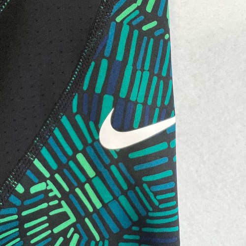 Nike Pro Damen Leggings Medium hypercool Gezeitengrün Netz Training Dri Fit - Bild 5 von 11