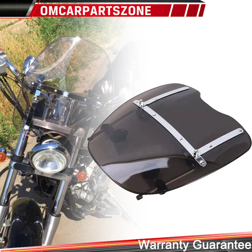 Parabrisas de humo para Harley Heritage Springer Dyna Glide Softail FX Foto 4 de 4
