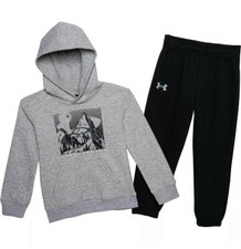 Under Armour Hoodie Jogger Sweat Pant Fleece Set Sz S 8-10 M 10-12 NWT