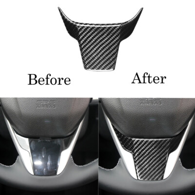 Neu Original Carbon Fiber Lenkrad Verkleidung für Honda Civic 2016-2020