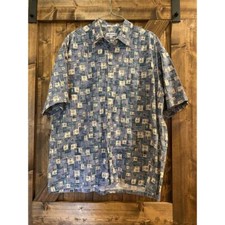 Pierre Cardin Men's Short Sleeve Button Up Shirt Casual 100 Cotton Size XL
