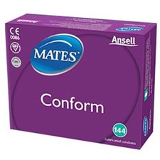 Mates Conform Small Condoms 144 Pack 50mm