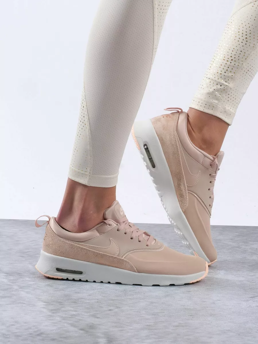 mei Rubber Hijgend Nike Air Max Thea Prm Premium 616723-206 Particle Beige Wmn Sz 7 | eBay