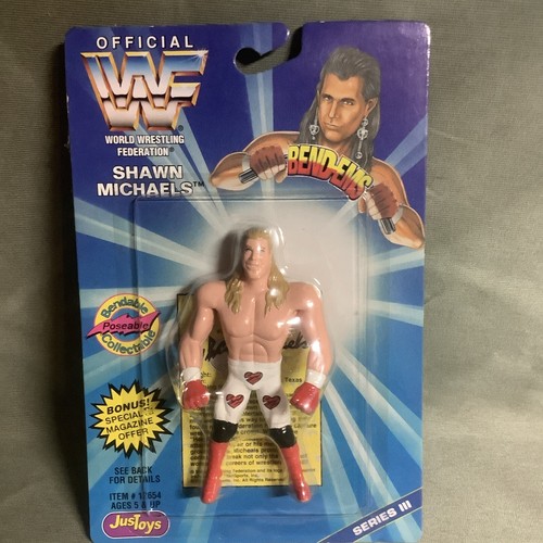 1996 WWF Just Toys Shawn Michaels Bend-ems Wrestli...