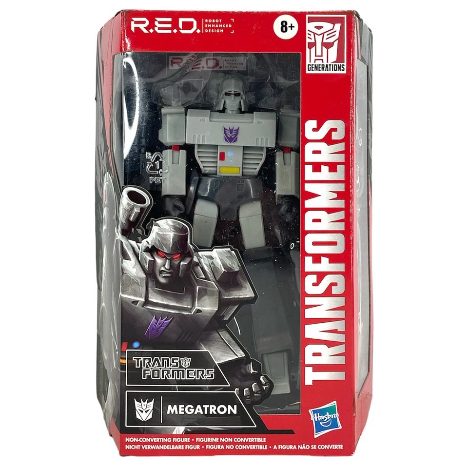 Hasbro Transformers R.E.D. Megatron Robot Enhanced Design Action Figure Toy Gift - Image 2 of 4