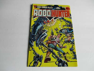 EAGLE COMICS Presents Robo Hunter Vol 1 April 1984 Comic Book VF+ 8.0
