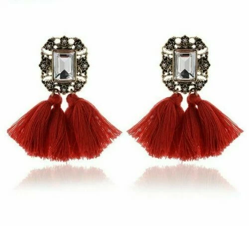 Glass Stud Fashion Earrings