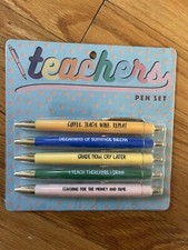 NEW TEACHERS SET OF PENS AND PENCILS SETS