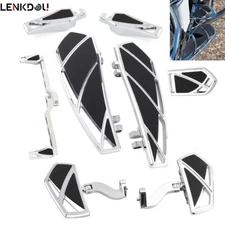 Floorboards Footpeg Brake Toe Heel Shift Peg Lever For Harley Touring Road Glide