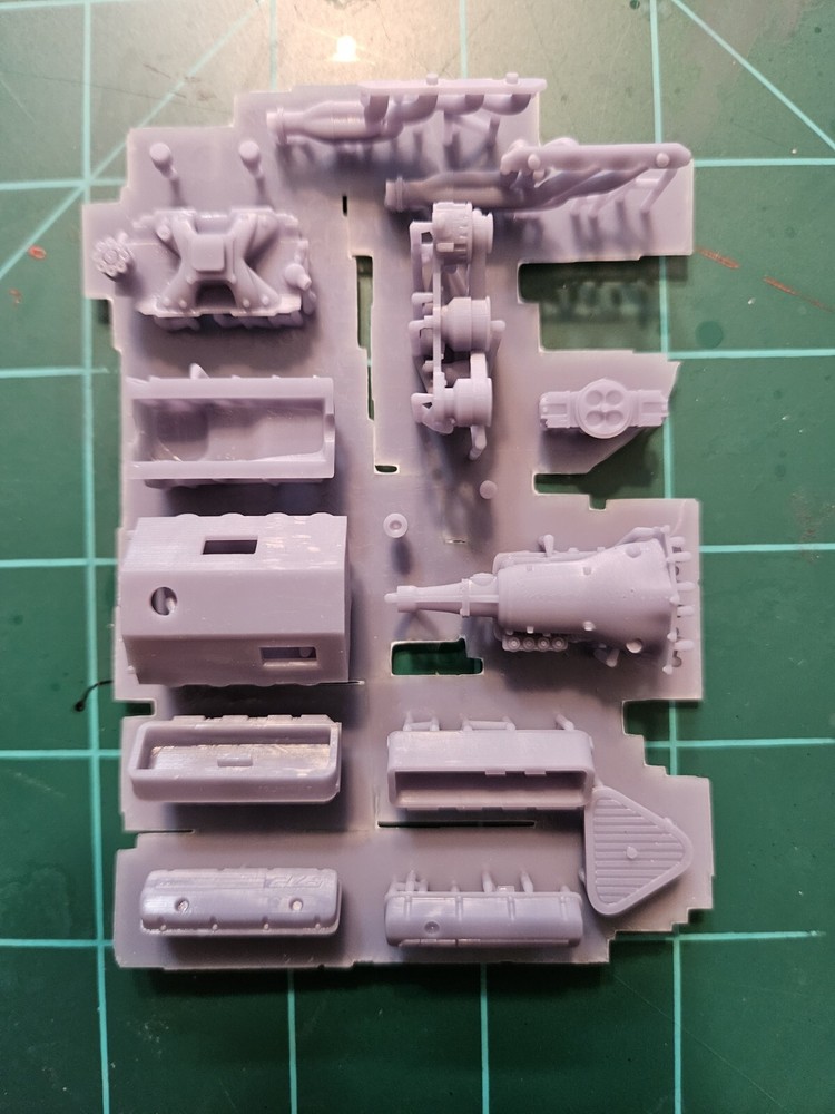 572 1/24 Scale 3d Printed Motor