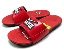 *NEW* Little/Big Kids' NIKE KAWA SLIDES FUN, RED (DD3242 601), 11C - 7Y