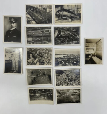 ZEPPELIN WELTFAHRTEN German Tobacco Photo Cards Lot Of 13