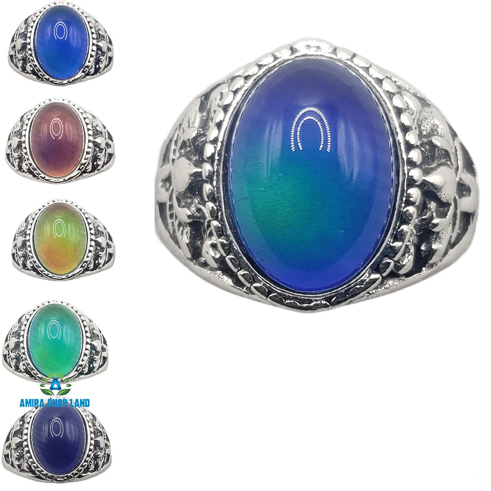 Ripley - ANILLO DEL HUMOR CAMBIA DE COLOR CON TEMPERATURA TÉRMICO TALLA 7