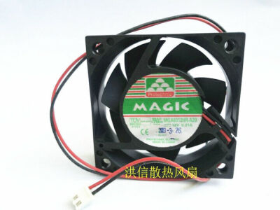 1PC MAGIC 6020 MGA6012HR-A20 DC12V 0.21A 6CM 2-Wire Dual #W5