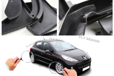 Passend für PEUGEOT207 2006 - 2015 Mud flaps Splash Guards Fender Mudguards Spri