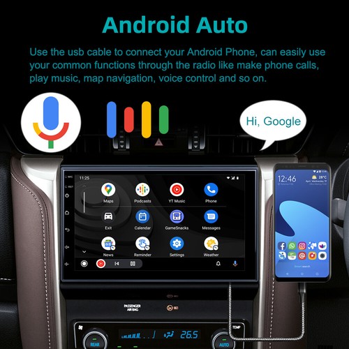 7" Car Radio Android Auto For Apple Carplay Stereo Touch Screen Bluetooth MP5 - Picture 4 of 12