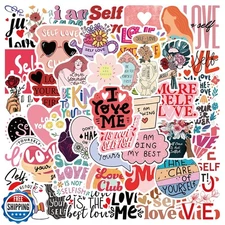 Eikecy Self Love Gifts Sticker Pack 50PCS, Self Care for Girls Women Teens Vi