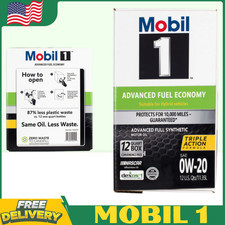 Ships Free - Mobil 1 Advanced Fuel Economy 0W-20 Full Synthetic Oil 12QT 20.00 per gallon