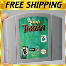 Disney's' Tarzan Nintendo 64 N64 Game Cart Only 100% Tested AUTHENTIC LQQK
