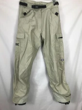 Helly Hansen Helly Tech Pants Mens Womens ? Medium 28x30 Beige Waterproof