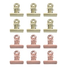  12 Pcs Morsetti Metallici Per La Modellatura Delle Unghie Mollette Clip