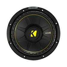 Open Box Kicker 44CWCD104 CompC Series 10" Dual Four-Ohm Voice Coil Subwoofer