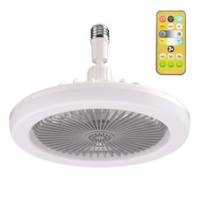 LED Ceiling Fans Lights 30W Φ25cm Modern Fan Light Quiet 3 Speeds Dimmable E27