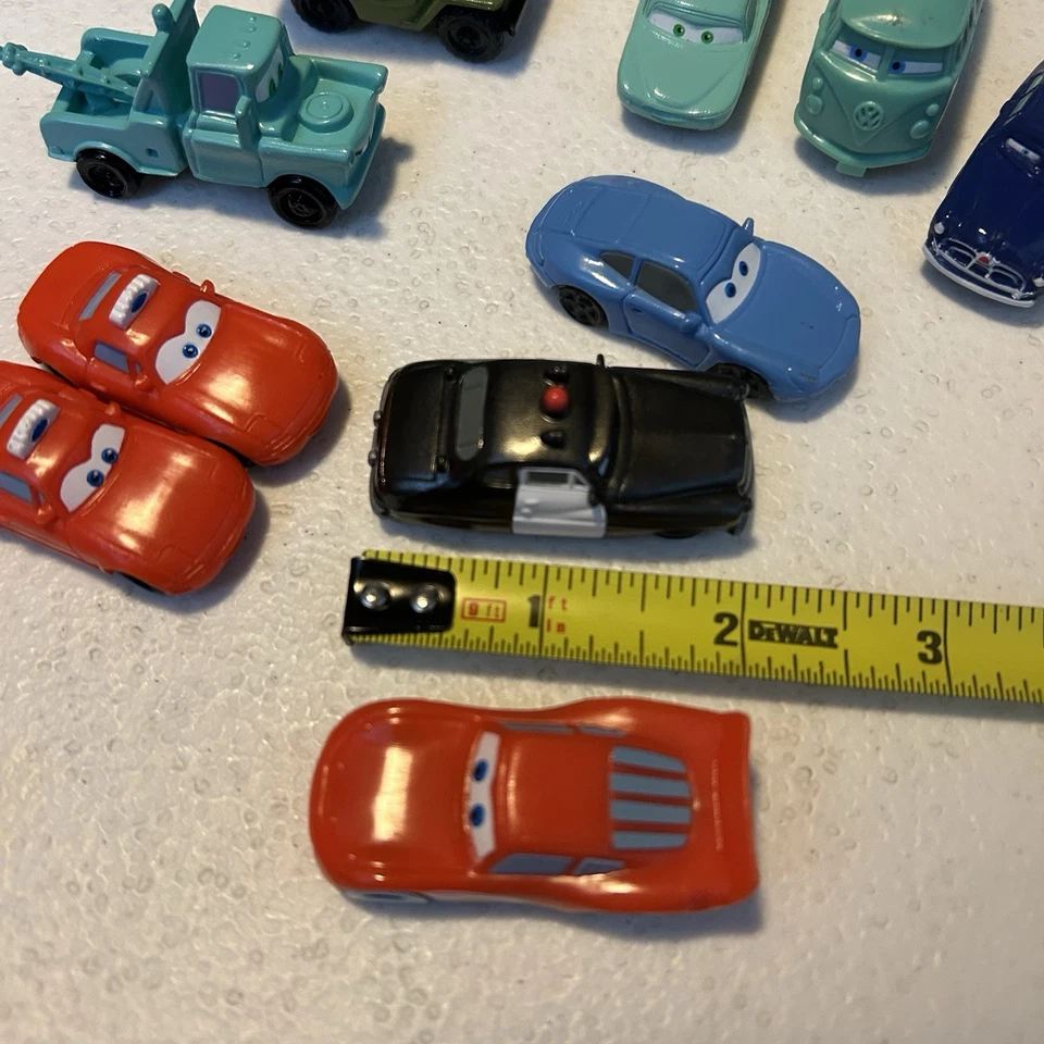 Disney Pixar CARS My Busy Books Figurines Only 11 Toy Cars Cake Topper - Image 2 of 3