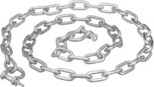 Galvanized Anchor Lead Chain 5/16 In x 5 Ft - Ultimate for Watercraft Stability