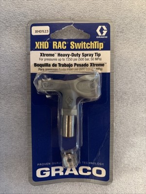 Graco XHD523 RAC SwitchTip XHD523 Heavy-Duty Spray Tip 7250 psi