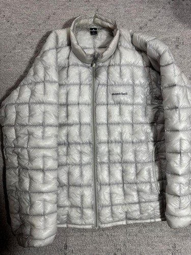Mint Used Montbell Down Jacket XL White Men Mont-Bell