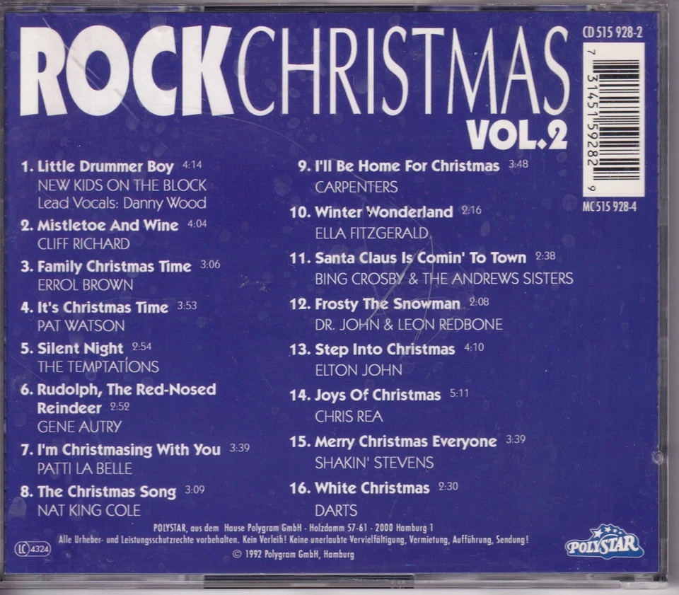 -2445 - Rock Christmas - Vol. 2 - CD - vg++ - Bild 2 von 2