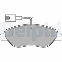 Delphi Bremsbelagsatz, Scheibenbremse Vorderachse U.A. FüR Alfa Romeo, Fiat