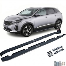 Trittbretter Flankenschutz OE Style Schwarz passend für Peugeot 3008 2016-2023