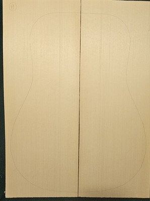 EUROPEAN SPRUCE LUTHIER TONEWOOD GUITAR TOP SET AA JUMBO FREE SHIPPING
